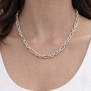 925 Sterling Silver Solid Cable Link Elegant Silver Chain Necklace 20 inches